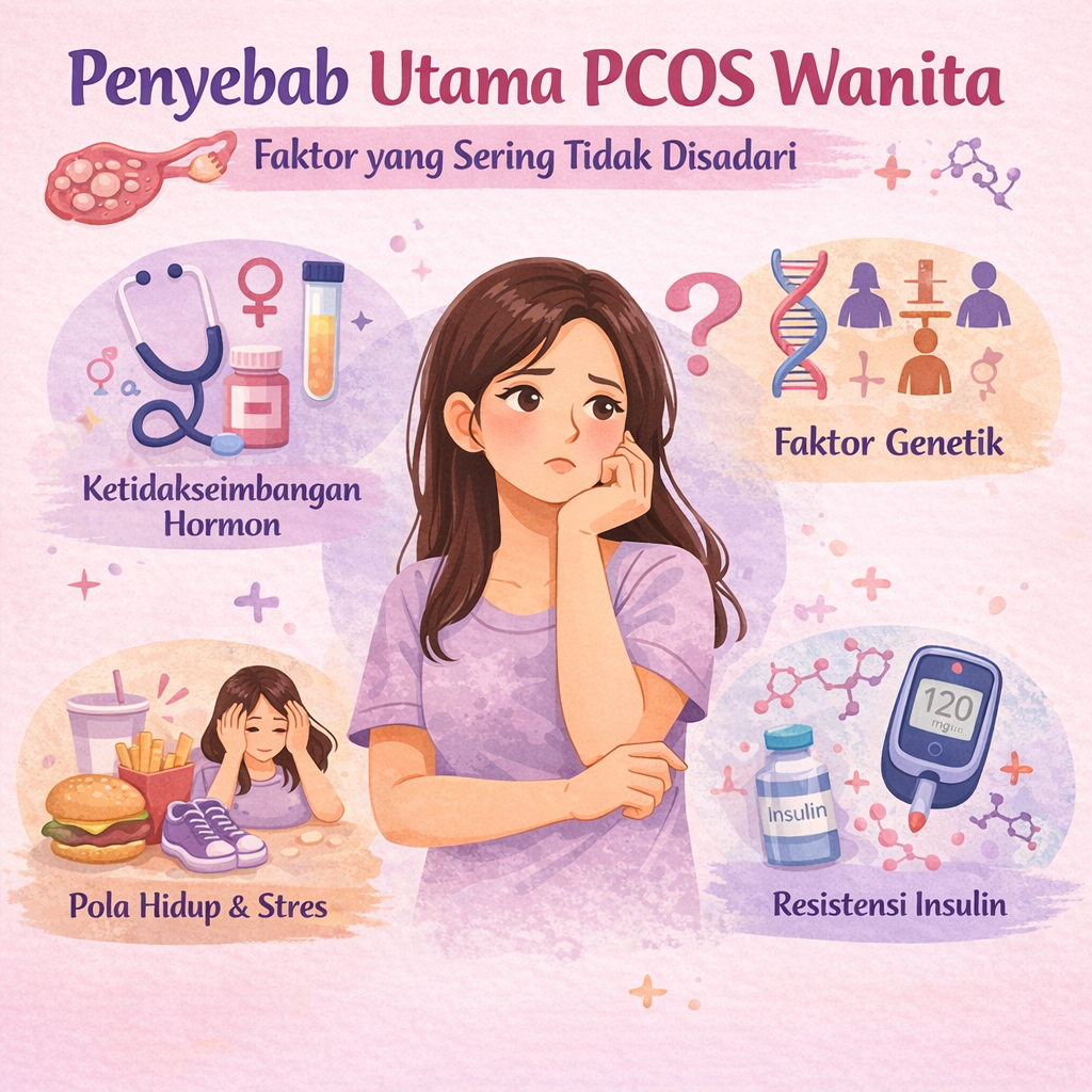 Penyebab Utama PCOS Wanita
